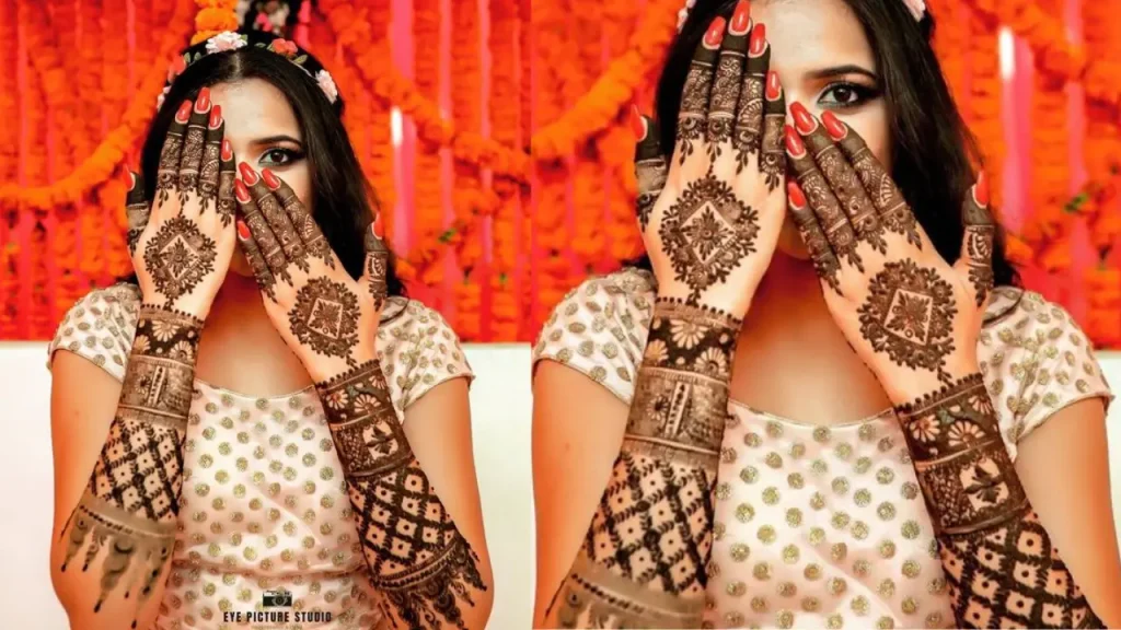 engagement mehndi designs