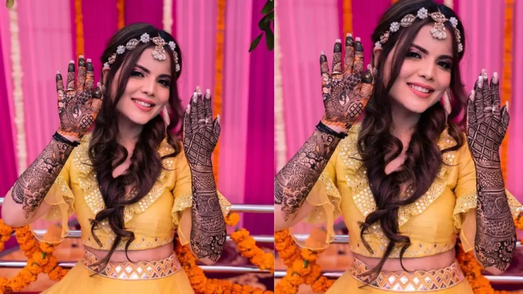 engagement mehndi designs for bridal