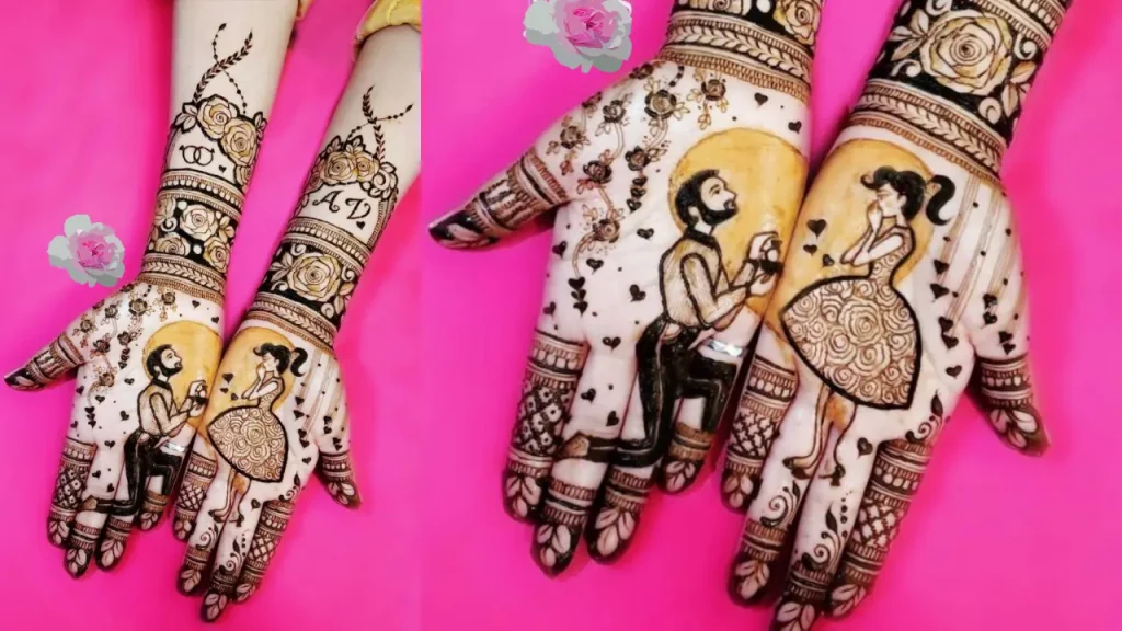 engagement mehndi designs for bride full hand