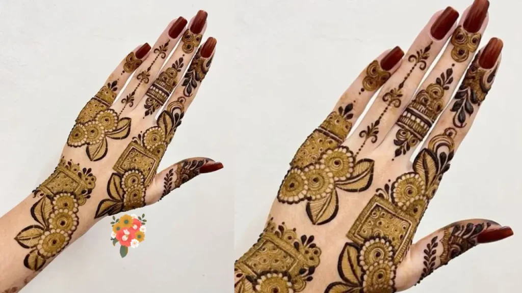 engagement mehndi designs simple