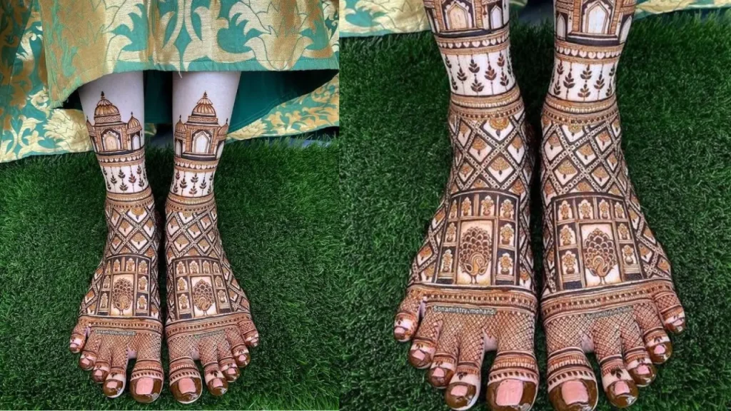 feet henna