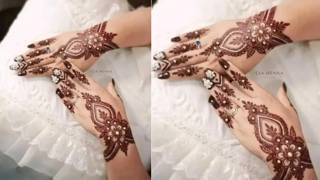 finger ring mehndi tattoo designs