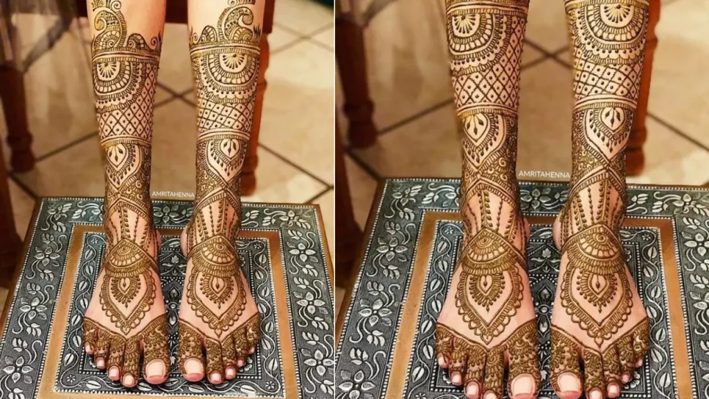 foot mehandi designs