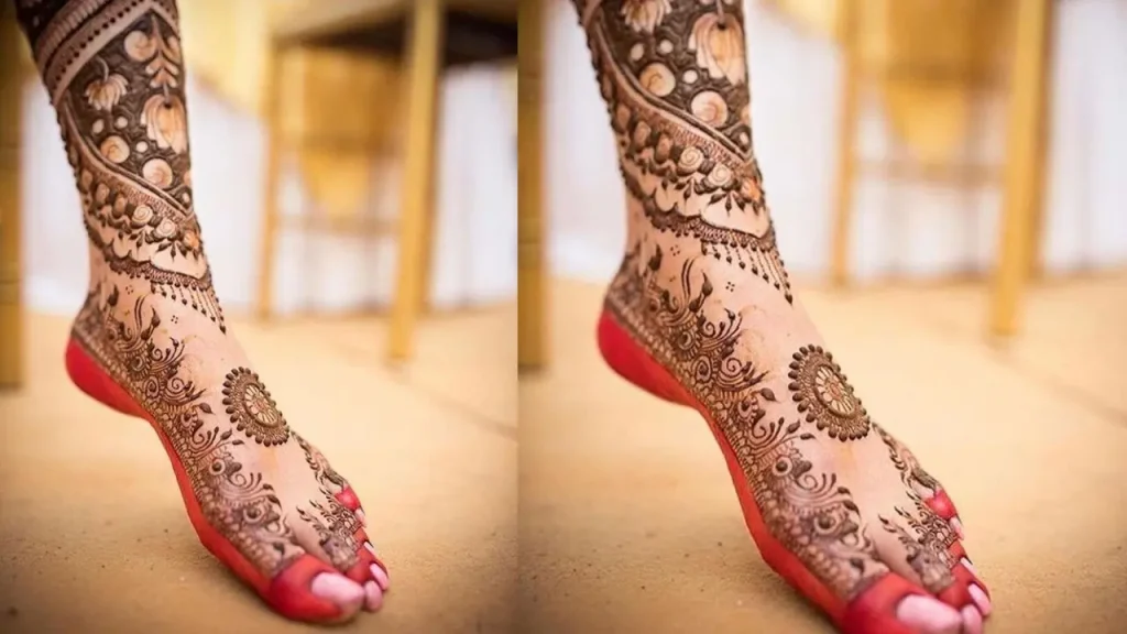 foot mehndi