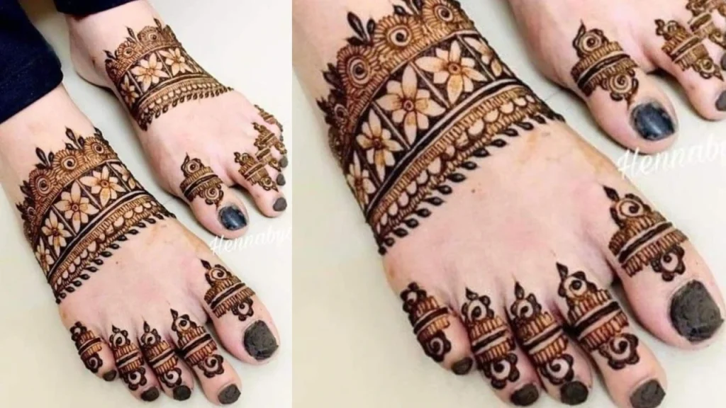 foot mehndi dizain