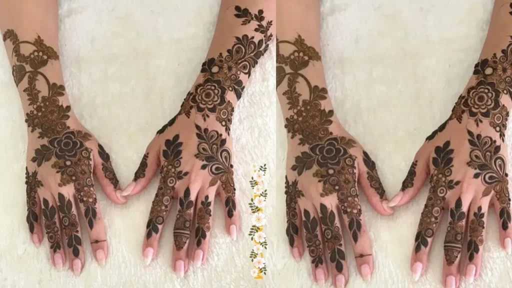 intricate henna