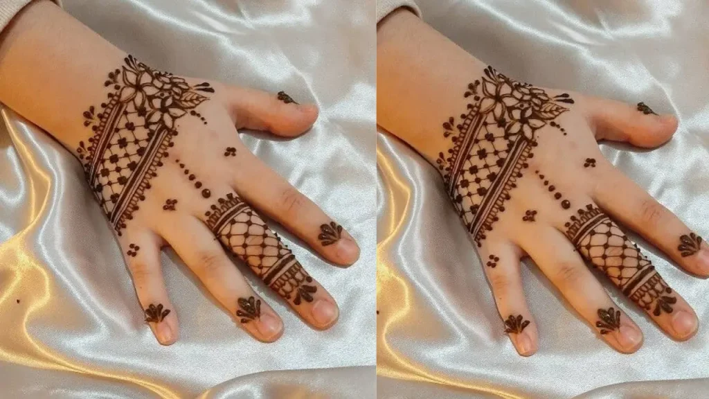 latest mehndi design baby girl