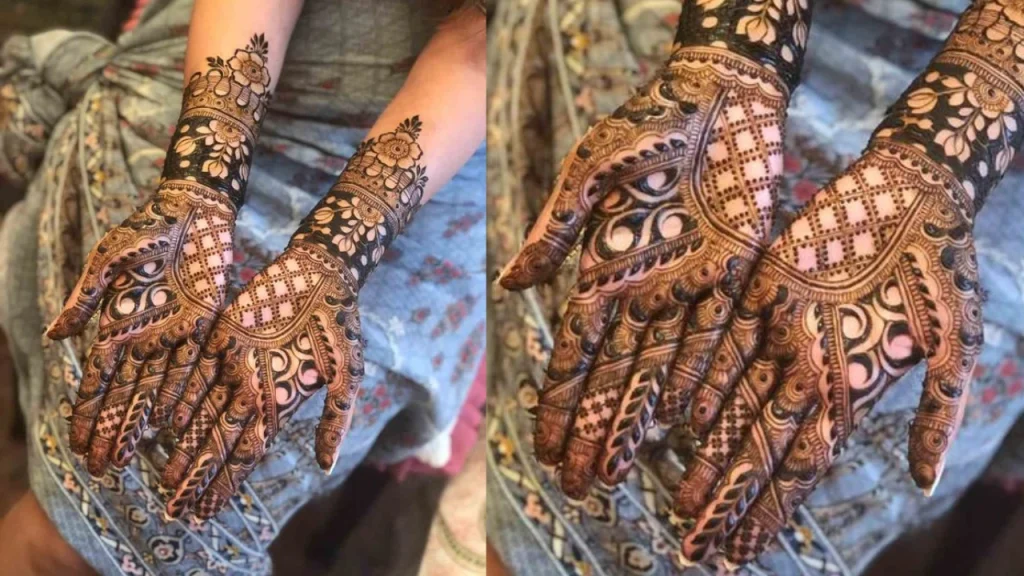 mehandi design on hand