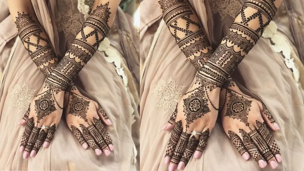 mehndi design Negative Spaces