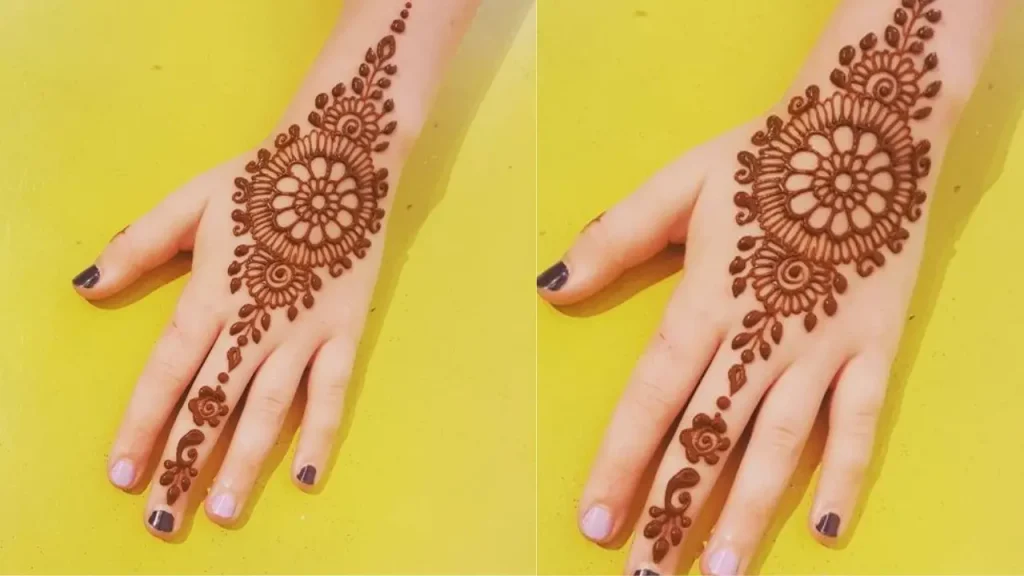 mehndi design baby girl