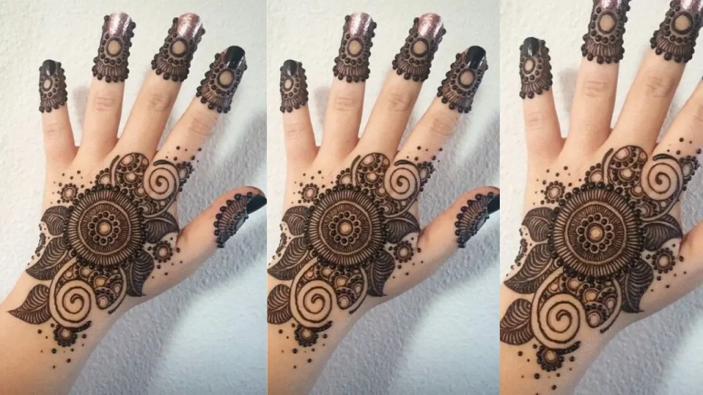 mehndi design baby girl