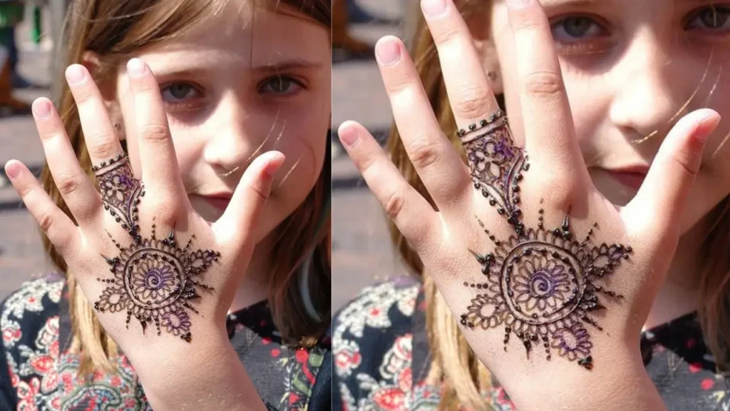 mehndi design for baby girl full hand