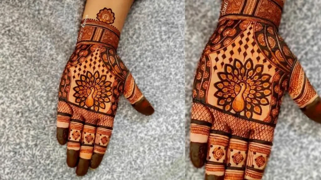 mehndi design of palm