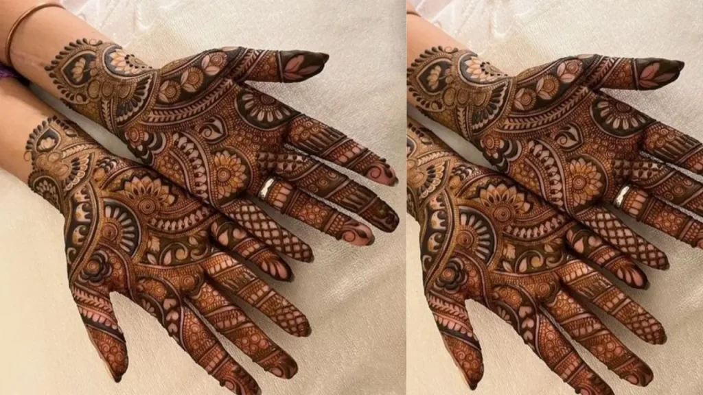 mehndi design palm