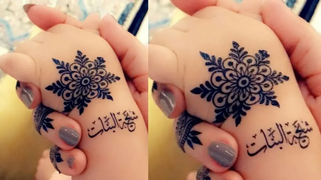 mehndi design small girl