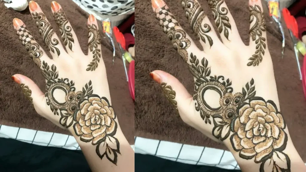 mehndi designs for engagement ceremony