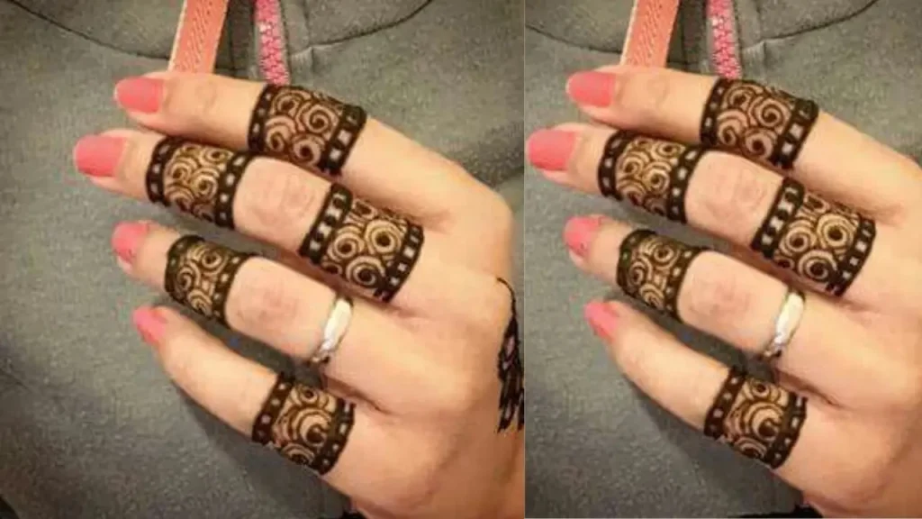 mehndi designs for ring finger