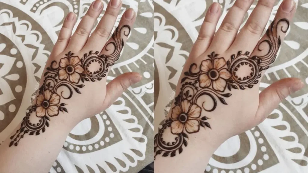 mehndi designs for small girls