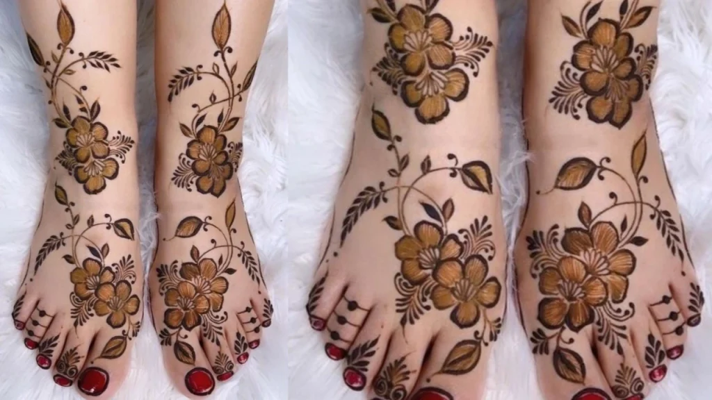 mehndi for feet