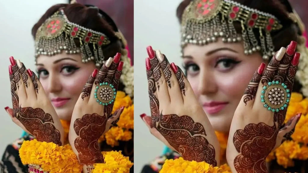 modern engagement mehndi designs