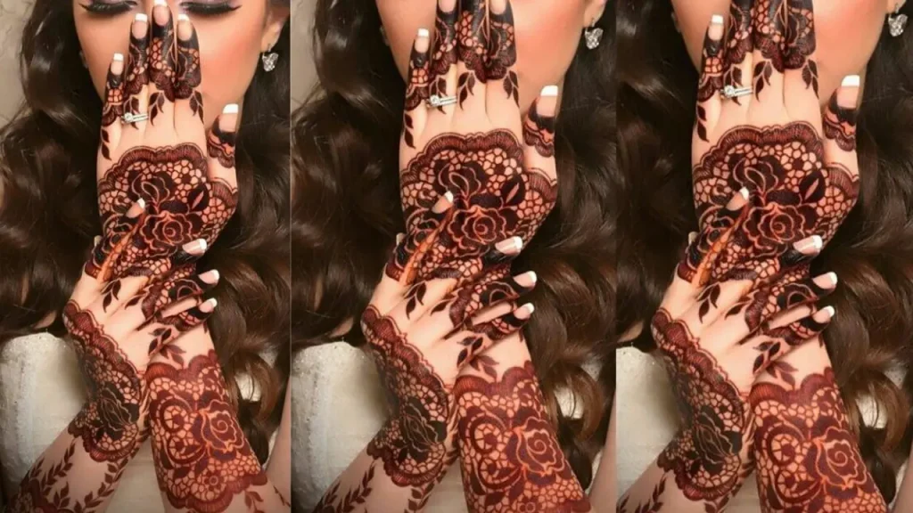 modern engagement mehndi designs