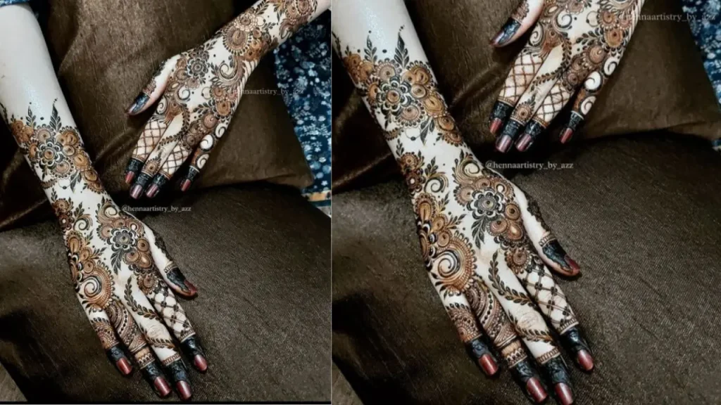 pakistani bridal mehndi designs photos