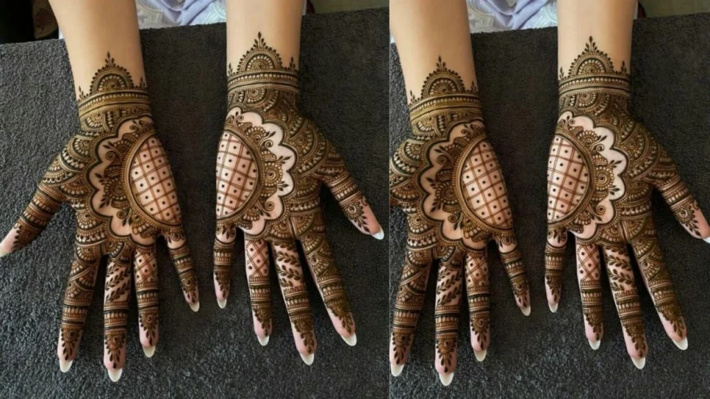 palm stylish mehendi design