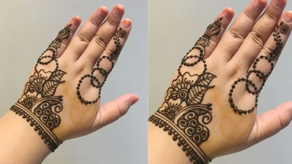 ARABIC TRAIL KIDS MEHNDI DESIGN