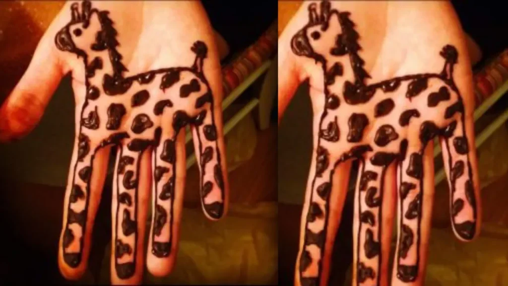 Animal Mehndi Design