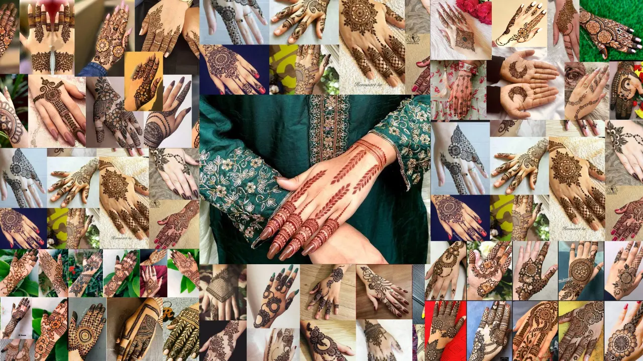 Arabic Finger Mehndi Designs