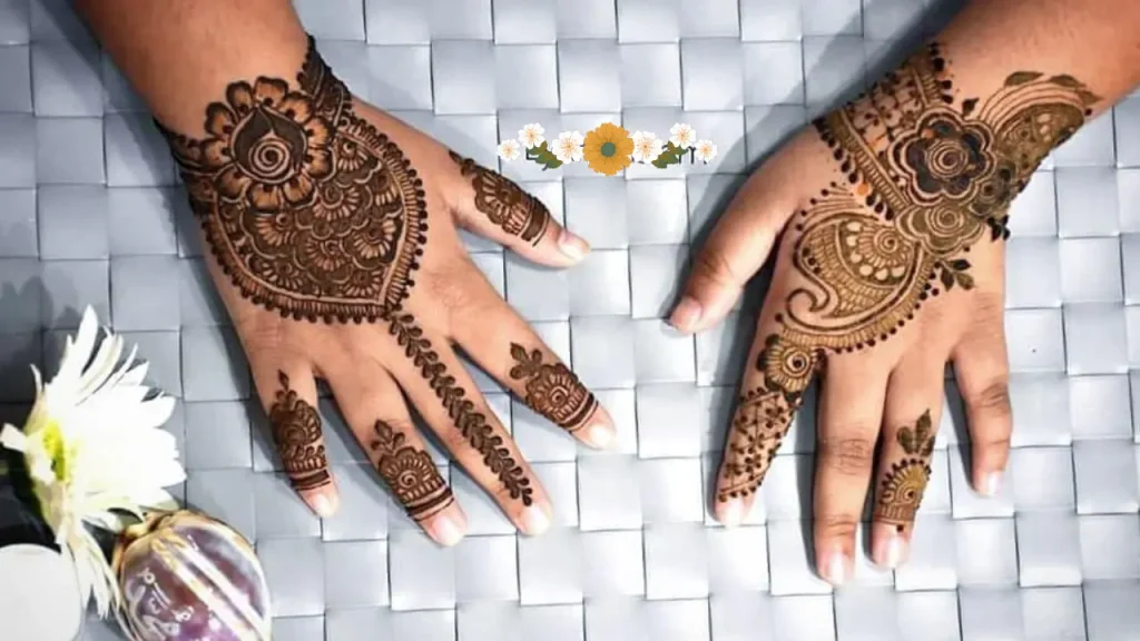 Arabic Mehndi Designs for Kids on Eid