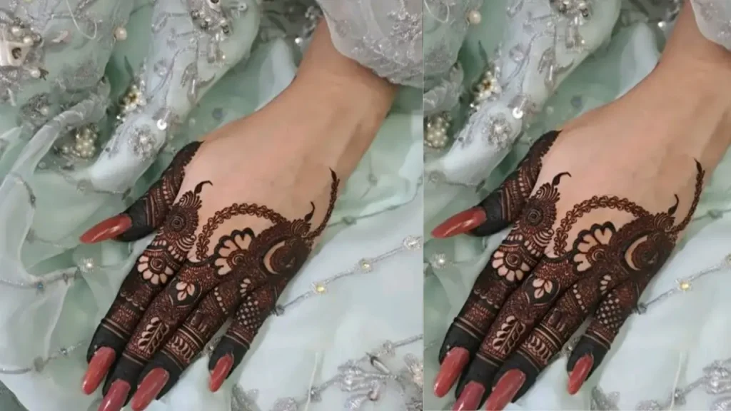 Arabic Mehndi Finger Designs Latest