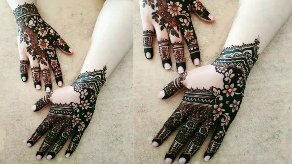 Enigmatic attraction finger henna