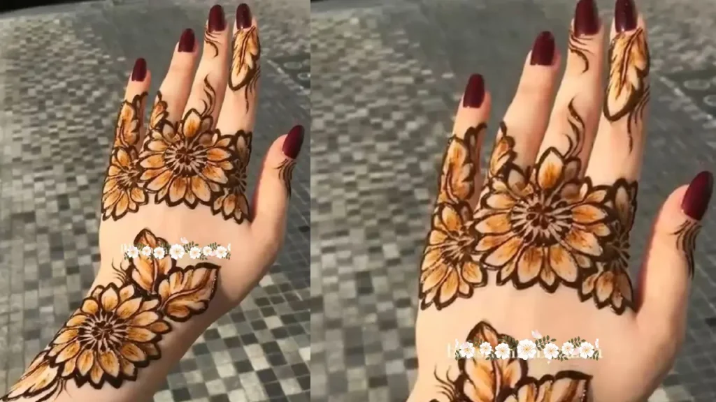 Floral Eid Hand Designs