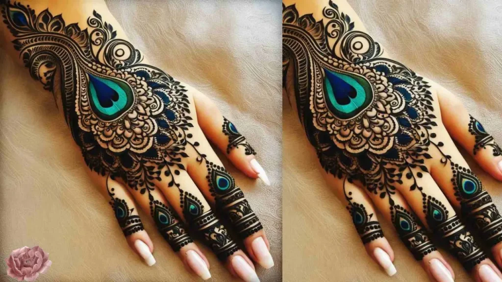 Floral Eid Mehndi Styles