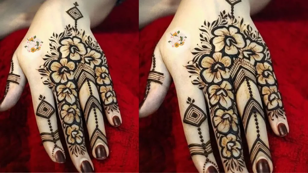 Floral Eid Mehndi Trends