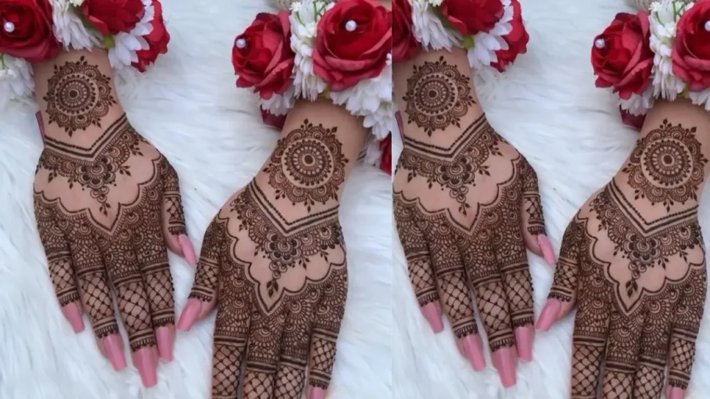 Floral Eid Mehndi for Women