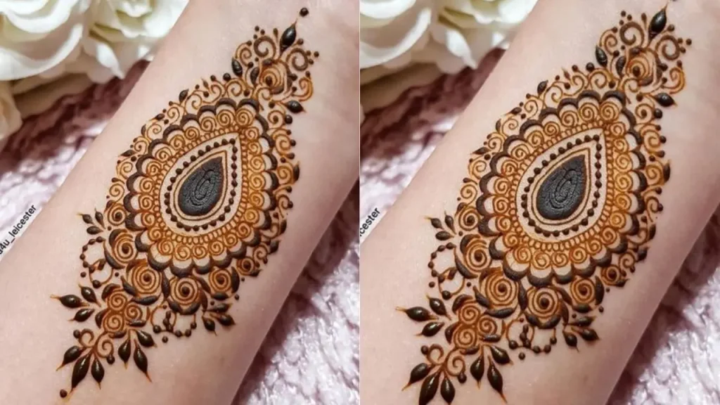 Floral arm Mehendi Designs