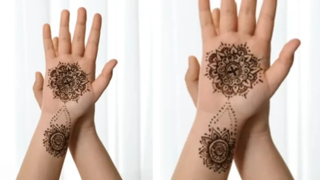 Forest Mehndi Design