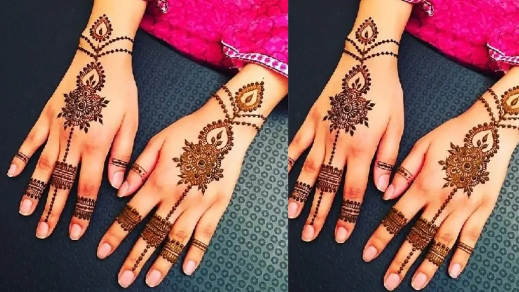 Hand jewelry Mehendi design for Eid