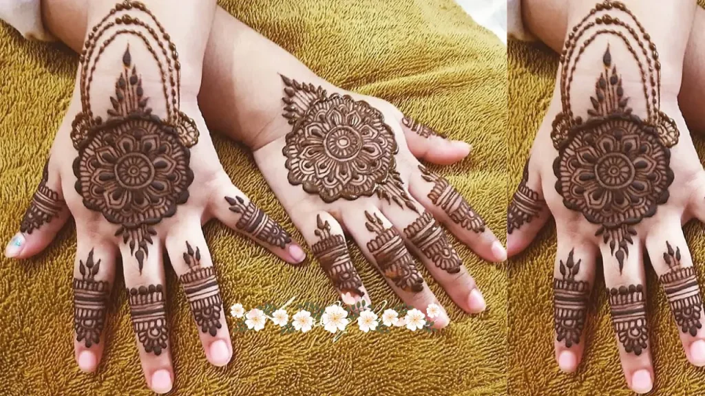 Indian Mehndi Designs for Kids on Eid