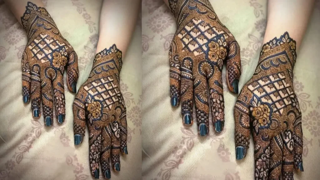 Indo-Arabic fusion Mehndi Design