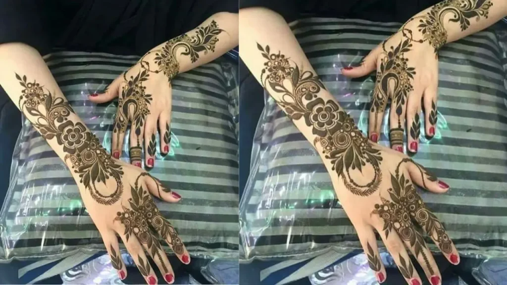 Intricate Indian Mehndi Patterns for Eid Festivities