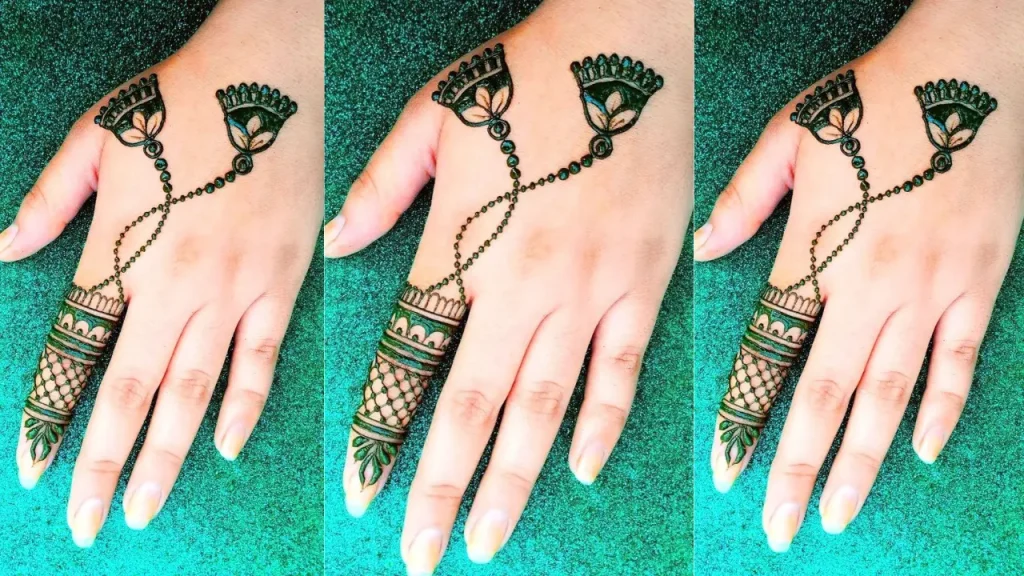 Jhoomar Mehndi layout for Eid