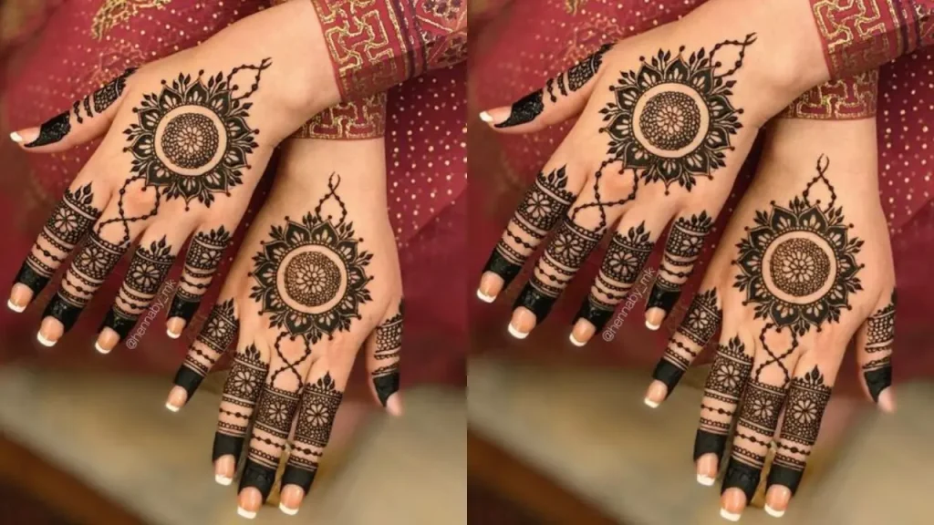 Latest Arabic Mehndi Finger Designs