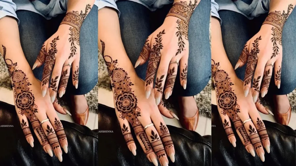 Latest Delicate Mehndi Design