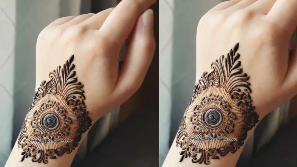 Leafs Floral Mehendi Designs