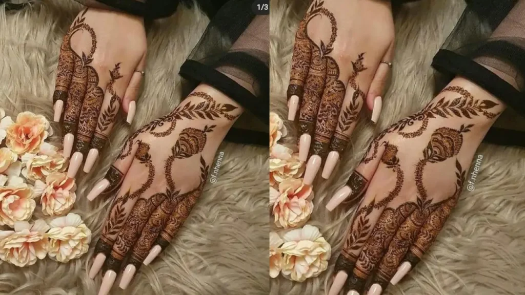 Mandala and Lace mehndi