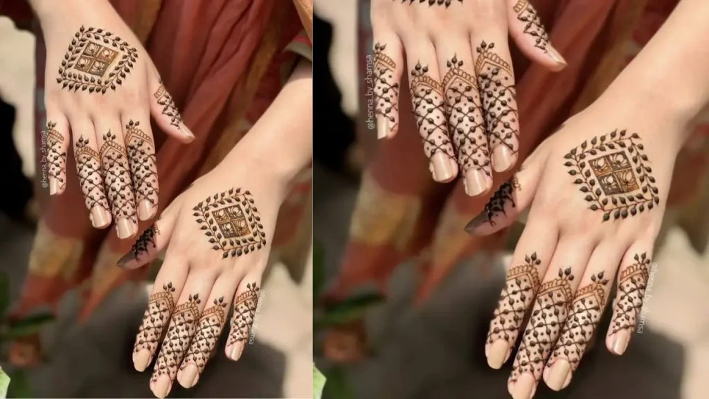 Marigold Mandala Mehndi Design