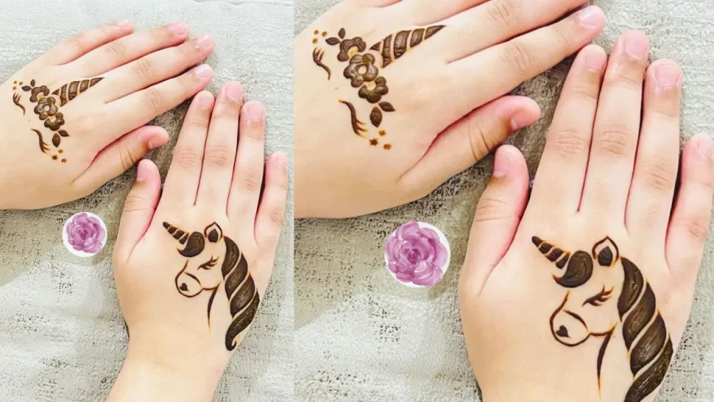 Mehndi Designs for Kids' Arms on Eid